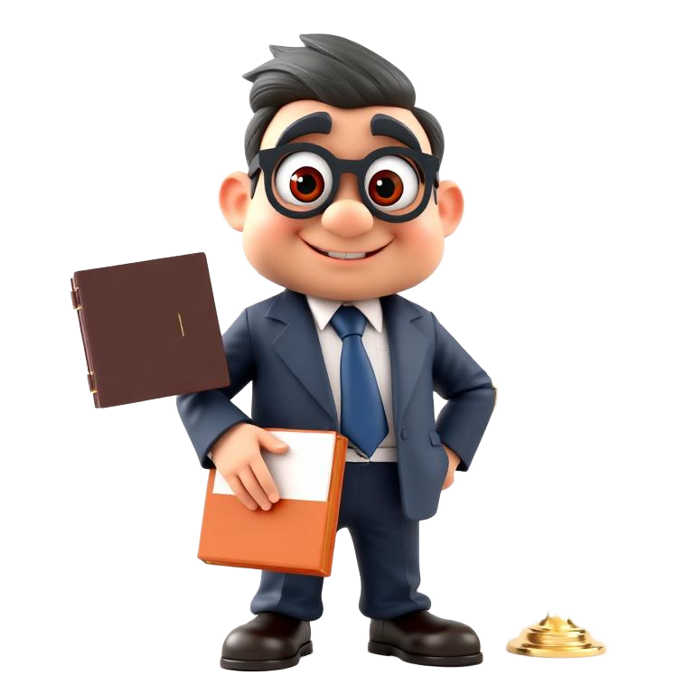 Mascote advogado do Contrata Já