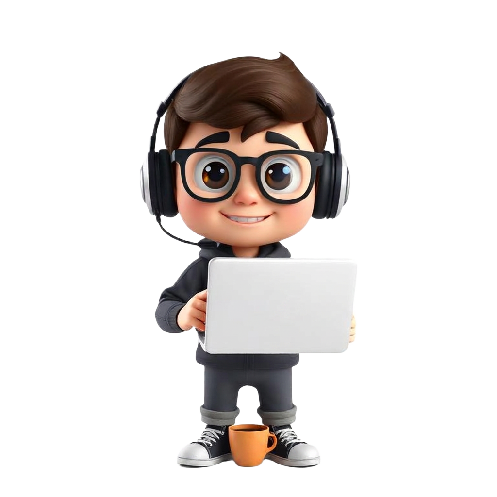 Mascote desenvolvedor do Contrata Já